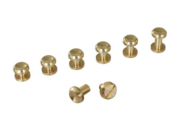 Chicago Screws -  Crater  Design (Solid Brass) 10-pack Online Hot Sale